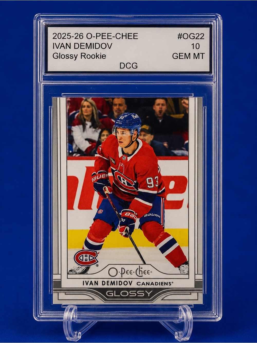 2025-26 Ivan Demidov Rookie Card Montreal Canadiens Hockey